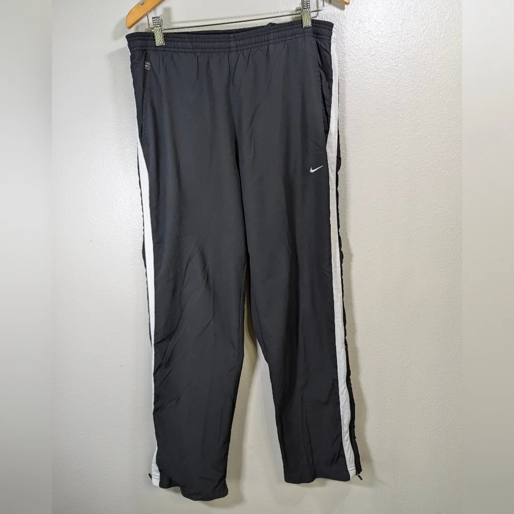 Nike dri-fit mens jogger black pants size medium